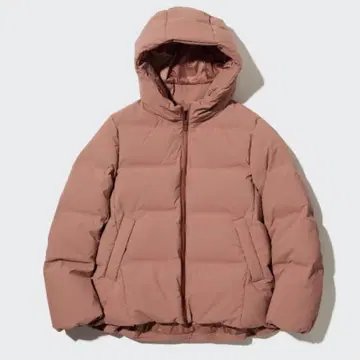 [클리닝 완료] UNIQLO 심리스 다운 S 핑크