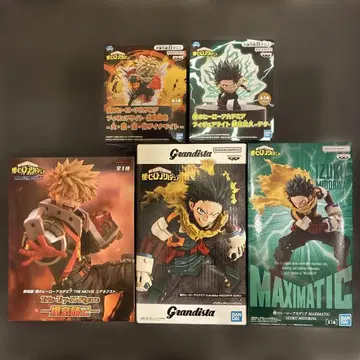 나의 히어로 아카데미아 바쿠고 카츠키 미도리야 이즈쿠 5체 세트