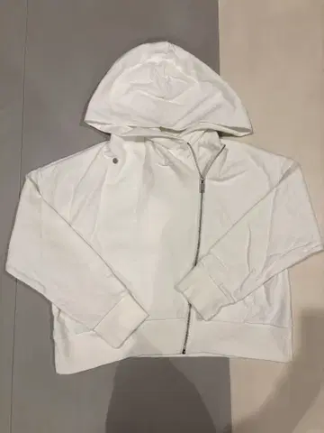 Boutique Ordinary 지퍼 후드티 화이트