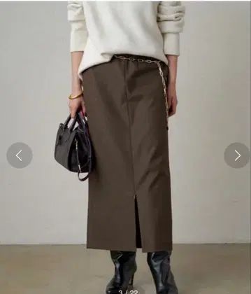 [ Loungedress ] 프론트 ZIP 스커트