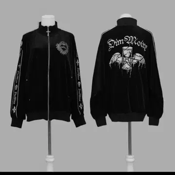 Dim Moire 벨로아 저리 상의 black