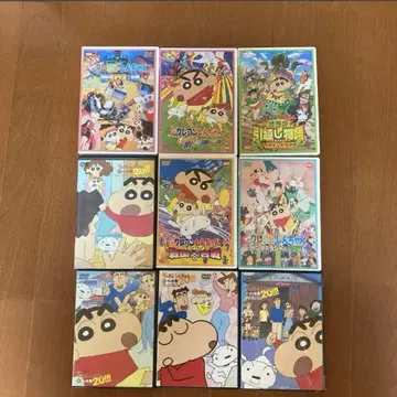 짱구는 못말려(크레용 신짱) 영화 TV 애니메이션 DVD 9장 세트