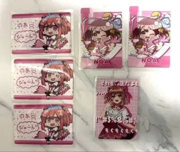 컬러풀 피치 노아님 전시회 트레이딩 카드 6장 세트