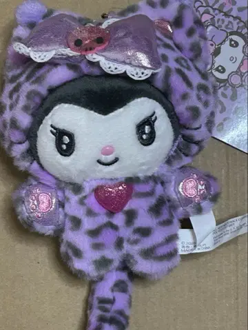 산리오 갸루 고양이 마스코트 참 쿠로미