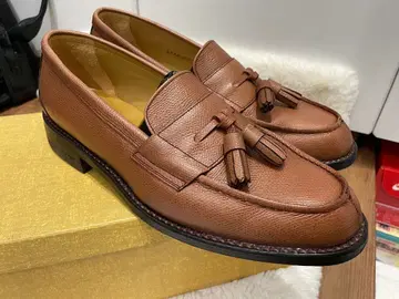 LEGAL 리걸 태슬 로퍼 주름 가죽 태슬 장식 가죽 신발