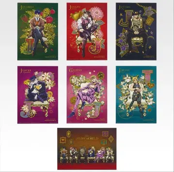 죠죠 월드 제일복권 I상 클리어 포스터 컴플리트 세트