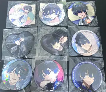 파랑 오동나무 에이트 캔뱃지