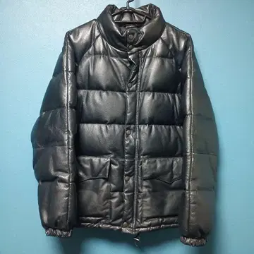 [ HOUSTON ] 천연 가죽 레더 다운 자켓