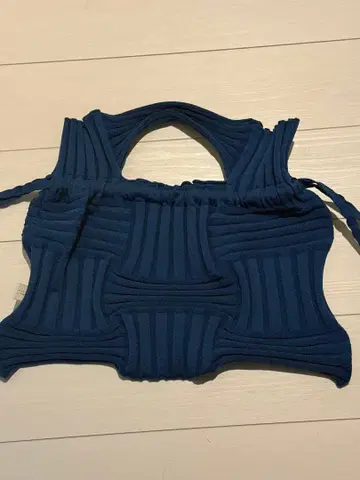 연말 특가! 플리츠 마마 블루 빅 보우 백