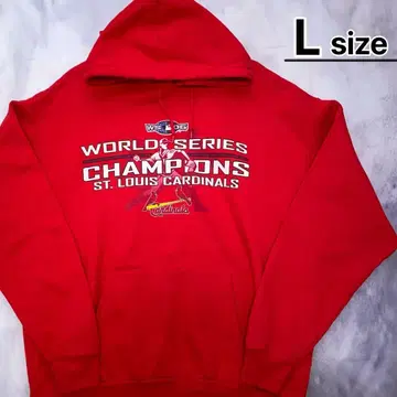 USA 구제 의류 2006 후드티 L 레드 MLB 세인트루이스 카디널스