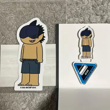 [체인소 맨 레제편] 회장 한정판 지로리 아크릴 스탠드 스티커 빔