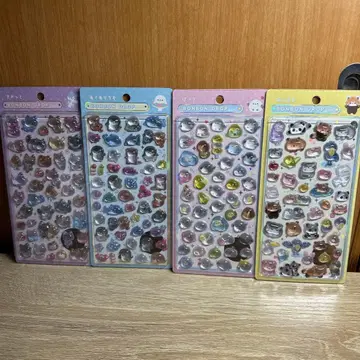 [ 118 ] 모자 꽁지 드롭씰 애니멀 버드 캣 아쿠아리움