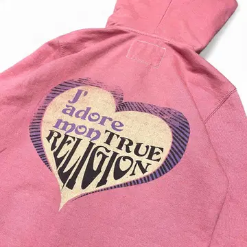 트루 릴리젼 지퍼 후드티