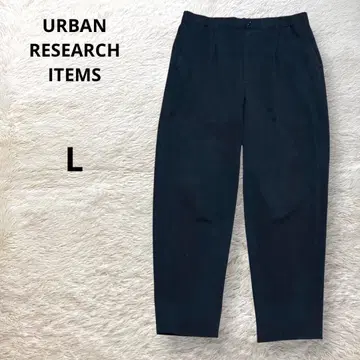 URBAN RESEARCH ITEMS 팬츠 테이퍼드 롱 기장 네이비 L