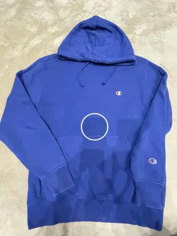 Champion 퍼플 후드티 M 사이즈