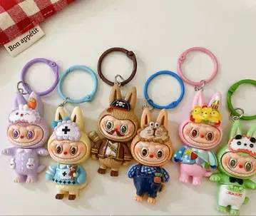 라부부 Labubu 키링 6개 세트