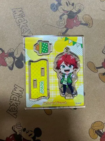 컬러풀 피치 아크릴 스탠드 쟈파파