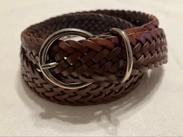 앤더슨스 가죽 메쉬 벨트 35mm 브라운