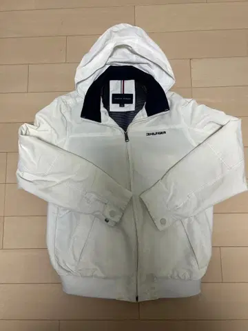 [ 인기 ] 타미힐피거 스윙탑 블루종 화이트 메쉬 안감 S