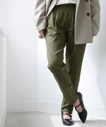 n'OrLABEL 오샤레 워커 속기모 플렉신 테이퍼드 팬츠 LL