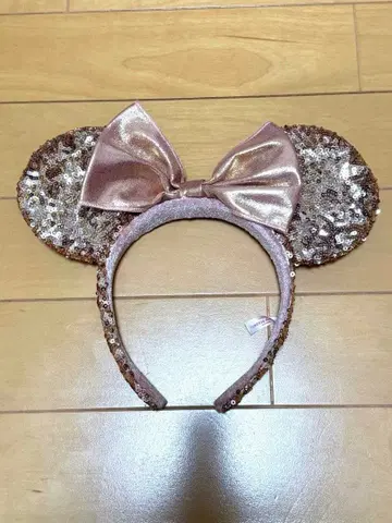 미니 머리띠 옅은 핑크