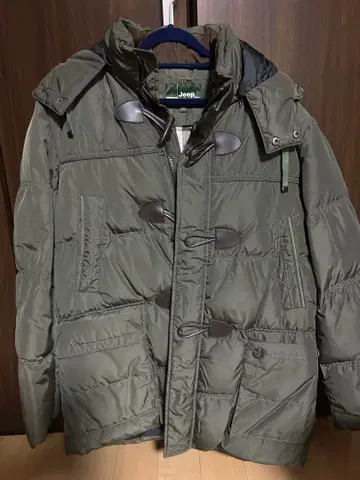 Jeep 후드 부착 다운 자켓 XXL