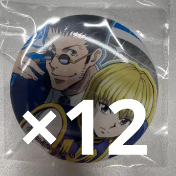 HUNTER x HUNTER 등 맞댄 캔뱃지 크라피카 레오리오