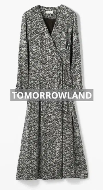 TOMORROWLAND MACPHEE 꽃무늬 긴팔 랩 드레스 카슈쿨