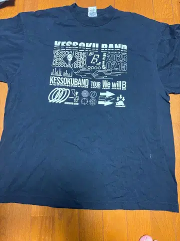 결속 밴드 We will be 개최 기념 T셔츠