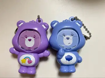 케어베어 포토 프레임 마스코트 파랑 보라색 2개 세트