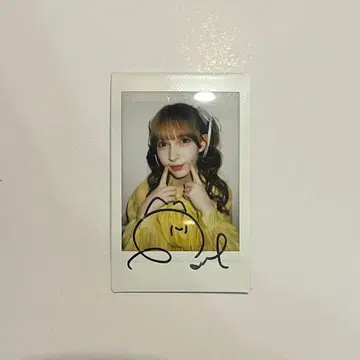 FRUITS ZIPPER 하야세 노엘 폴라로이드 사인 포함