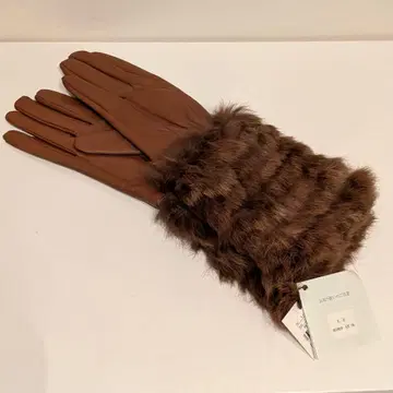 [택 포함 새상품] 캐세리니 장갑 가죽 퍼 롱장갑