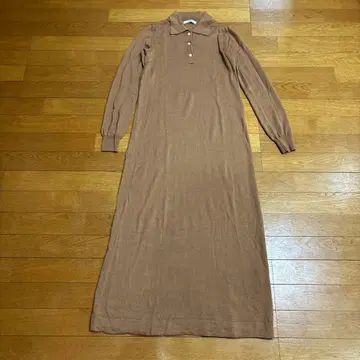 SLOANE 14G 천축 메리노울 폴로 원피스 니트 원피스 새상품급