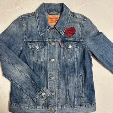 Levi's 데님 자켓 하트 자수