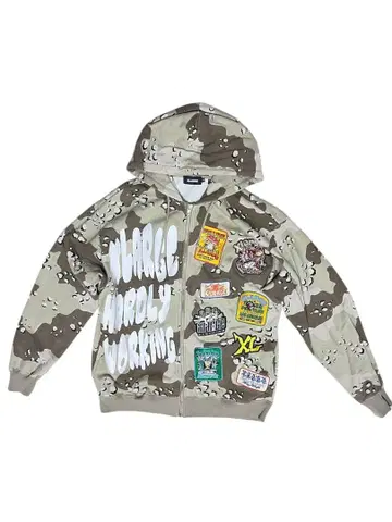 XLARGE 카모플라쥬 후드 부착 후드티 M 사이즈