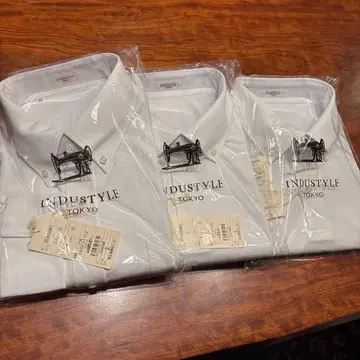 INDUSTYLE 화이트 드레스 셔츠 3L 3종