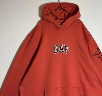 GAP 갭 센터 자수 로고 후드티