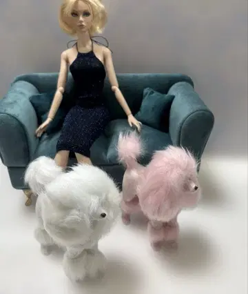 1/6 인형 사이즈 강아지 세트