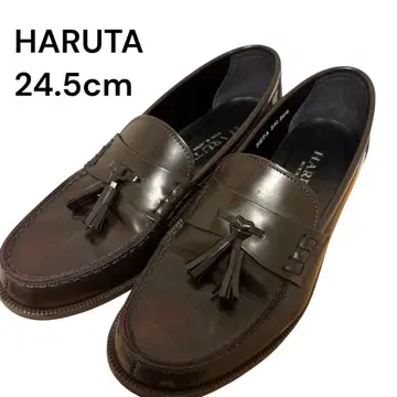 HARUTA 다크 브라운 태슬 로퍼