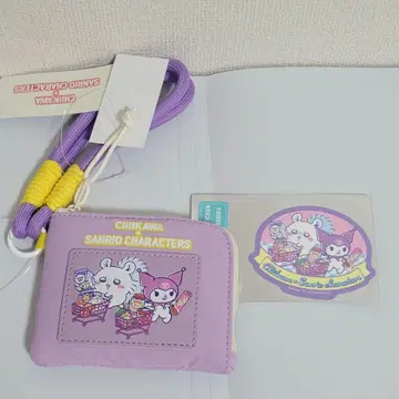 치이카와 산리오 모몽가 쿠로미 지갑 스티커