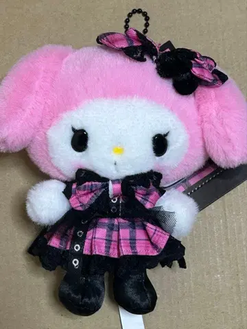 마이멜로디 마스코트 홀더 Sweet Rock 'n' Check