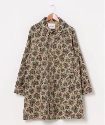 BEAMS BOY 스텐카라 코트 꽃무늬