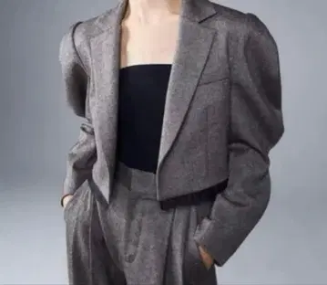 [ 미사용 새상품 ] Cygne 커브 슬리브 자켓