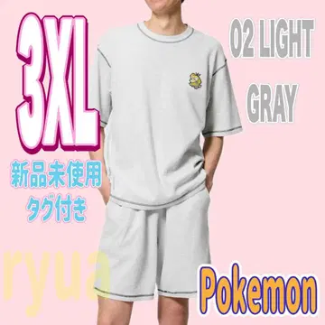 3XL 사이즈 GU x 포켓몬 라운지 세트 코닥 택 포함 미사용 새상품
