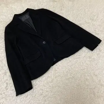 언타이틀 테일러드 자켓 울 소재 블랙 사이즈 42