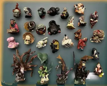 카이요도 백귀야행 요괴 컬렉션 피규어 요괴 근부 일괄 하자 있음