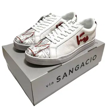 미사용 새상품 산가치오 x 바스키아 콜라보 스니커즈 27.5cm 한정품