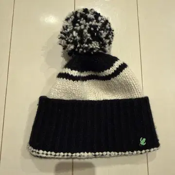 [ THE ELDER STATESMAN ] 폼폼 포함 캐시미어 니트 모자