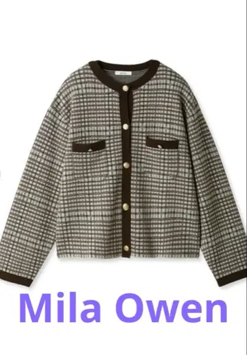 [새상품급] Mila Owen 금장 버튼 가디건 풀오버