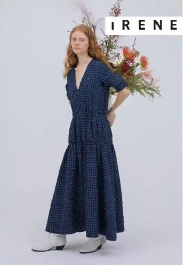 IRENE 아이레네 Gingham Dress 롱 원피스